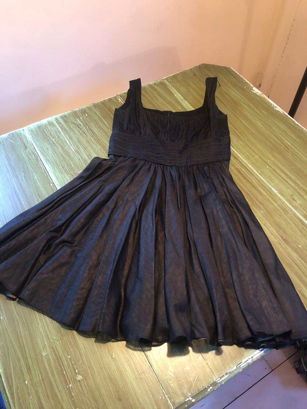 Amelia Toro EUC Women's Fit and Flare Textured Cotton Cocktail Dress - Size 4